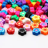 20pcs Sunflower Polymer Clay Beads Jewelry Making DIY Crafts