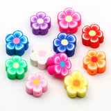 20pcs Sunflower Polymer Clay Beads Jewelry Making DIY Crafts