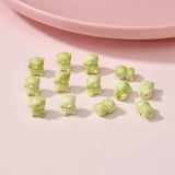 20pcs Synthetic Coral Shell Bear Beads 12x13mm DIY Artificial Coral Bead