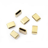 20pcs Tibetan Silver/Bronze Flat Spacer for Flat Leather Cord Jewelry Findings