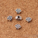 20pcs Tibetan Silver Chinese Knot Beads Bracelet Spacer DIY Jewelry