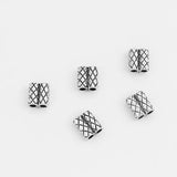 20pcs Tibetan Silver Slider Beads Spacer 2mm Leather Cord Bracelet Findings
