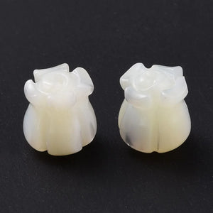 20pcs Trochid Shell Beads 9x8mm Women Bracelet Necklace DIY Jewelry Antique