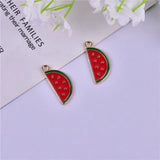 20pcs Watermelon Metal Charms Pendant for Jewelry Making