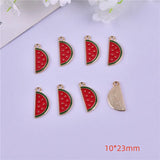 20pcs Watermelon Metal Charms Pendant for Jewelry Making