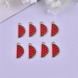 20pcs Watermelon Metal Charms Pendant for Jewelry Making