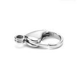 20pcs Stainless Steel Lobster Earrings 2 Colors DIY Stud Jewelry