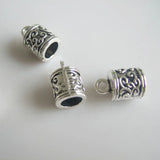 20pcs Zinc Alloy 5mm Cord End Beads Caps for Leather Cords