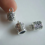20pcs Zinc Alloy 5mm Cord End Beads Caps for Leather Cords