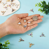 20pcs Enamel Cattle Head Charms for DIY Jewelry Making