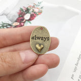 20pcs Zinc Alloy Word Letter Charms Pendant for DIY Necklace Bracelet