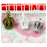 20pcs Crown Vintage Charm Pendants Antique Bronze Jewelry