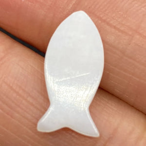 20pcs Natural Shell Fish Shape Loose Mother Beads for DIY Necklace