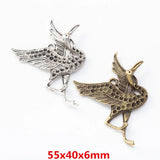 20pcs Bird Charms Pendants for DIY Crafting Jewelry Findings 281
