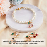 20pcs Mixed Cherry Alloy Rhinestone Pendants DIY Jewelry Findings