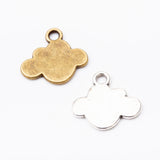 20pcs Vintage Zinc Alloy Cloud Pendant Charms for DIY Jewelry Making