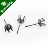 20pcs Crown Claw Setting Earring Stud Blanks for ss28 Crystal (6mm)
