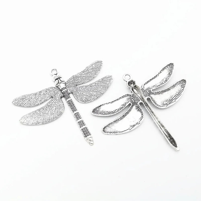 20pcs Dragonfly Charms Pendants for DIY Jewelry Making Accessory