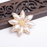 20pcs Rhinestone Leaf Charm Flower Pendant for DIY Wedding Jewelry Making