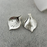 20pcs 13*18mm 3D Calla Lily Charm Flower Pendant DIY Jewelry Making SMC092