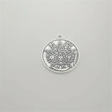 20pcs Solomon Hexagram Charm 22mm Alloy Pendant DIY Jewelry Accessory SMC050