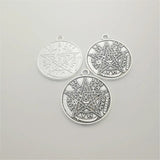 20pcs Solomon Hexagram Charm 22mm Alloy Pendant DIY Jewelry Accessory SMC050