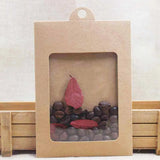 20pcs Kraft/Black/Pink Favors/Gift/Candy Package with Display Window