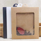 20pcs Kraft/Black/Pink Favors/Gift/Candy Package with Display Window