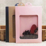 20pcs Kraft/Black/Pink Favors/Gift/Candy Package with Display Window