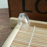 20pcs 11x15x4mm Tear Drop Glass Globe Bottle Wishing Pendant Vial
