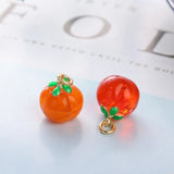20pcs 12*15mm 3D Tomato Glass Floating Locket Charms