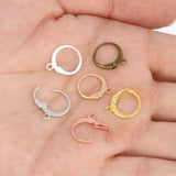 20pcs 12x15mm Silver French Earring Hook Earwire for DIY Jewelry Making