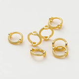 20pcs/lot Round Beads Spacer Loop Earing Pendant Ring Circle Beads