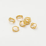 20pcs/lot Round Beads Spacer Loop Earing Pendant Ring Circle Beads