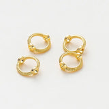 20pcs/lot Round Beads Spacer Loop Earing Pendant Ring Circle Beads