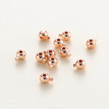 20pcs Round Cord End Crimp Clasps for Jewelry Making
