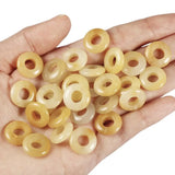 20pcs 14x4mm Sand Stone Big Hole Beads Crystal Stone Spacer Beads