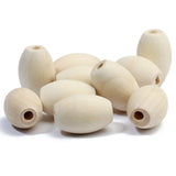 20pcs Natural Wood Beads 17x25mm for Jewelry Making