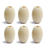 20pcs Natural Wood Beads 17x25mm for Jewelry Making