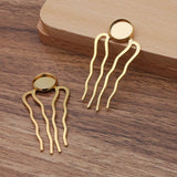 20pcs/lot Bridal Hair Comb Base Hair Clips Insert Metal Comb Hair Accessories