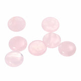 20pcs Pink Natural Crystal Quartz Stone Cabochons Beads DIY Jewelry Findings