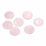 20pcs Pink Natural Crystal Quartz Stone Cabochons Beads DIY Jewelry Findings