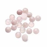 20pcs Pink Natural Crystal Quartz Stone Cabochons Beads DIY Jewelry Findings