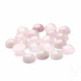 20pcs Pink Natural Crystal Quartz Stone Cabochons Beads DIY Jewelry Findings