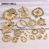 20pcs Steampunk Clock Charms for Jewelry Making Diy Vintage Metal