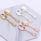 20pcs 42MM Antique Silver Clock Soup Spoon Charms Pendant DIY Jewelry Making