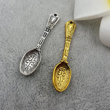 20pcs 42MM Antique Silver Clock Soup Spoon Charms Pendant DIY Jewelry Making