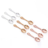 20pcs 42MM Antique Silver Clock Soup Spoon Charms Pendant DIY Jewelry Making