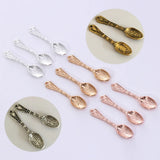 20pcs 42MM Antique Silver Clock Soup Spoon Charms Pendant DIY Jewelry Making
