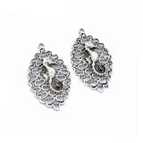 20pcs Antique Silver Plated Sea-horse Charms Pendant